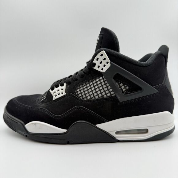 Air Jordan 4 Retro Black/White-Black Men’s Size 10 FQ8138-001 main image 11